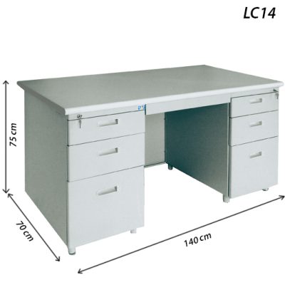 Bàn nhân viên chân sắt LC14 LK Hòa Phát