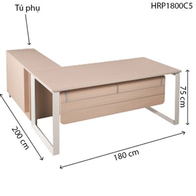 Bàn làm việc Royal HRP1800C5 LK Hòa Phát