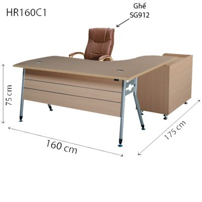 Bàn Giám Đốc Royal HR160C1 LK Hòa Phát