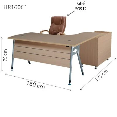 Bàn Giám Đốc Royal HR160C1 LK Hòa Phát