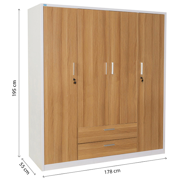 Tủ sắt gia dụng LK Hòa Phát TU18B3C4