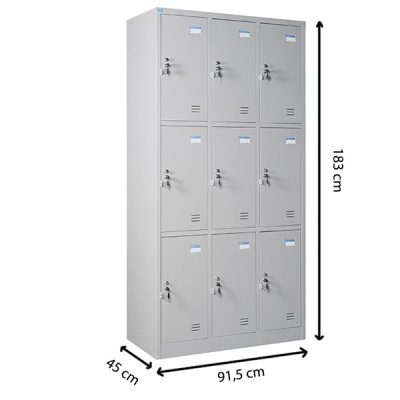 Tủ Locker TU983-3K LK Hòa Phát