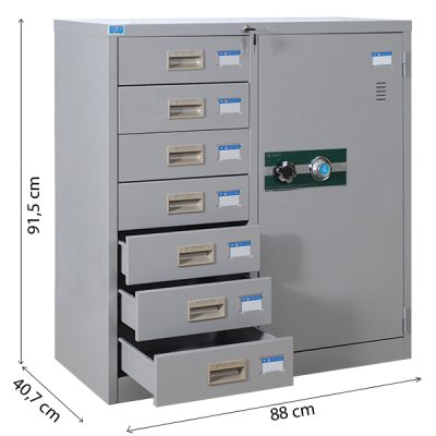 Tủ sắt LK Hòa Phát TU88-7D