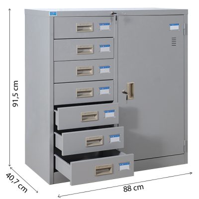 Tủ sắt sơn tĩnh điện LK Hòa Phát TU88-7DB