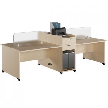 Cụm bàn làm việc 4 chỗ ATMD02
