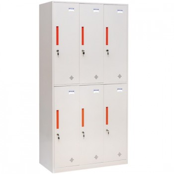Tủ tài liệu sắt 6 khoang TU982-3KD