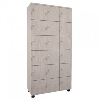 Tủ locker gỗ 18 ngăn TUG18