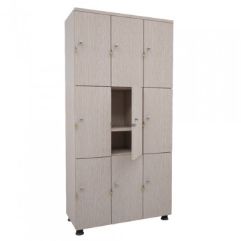 Tủ locker gỗ 9 ngăn TUG09