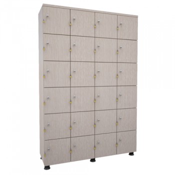 Tủ locker gỗ 24 ngăn TUG24